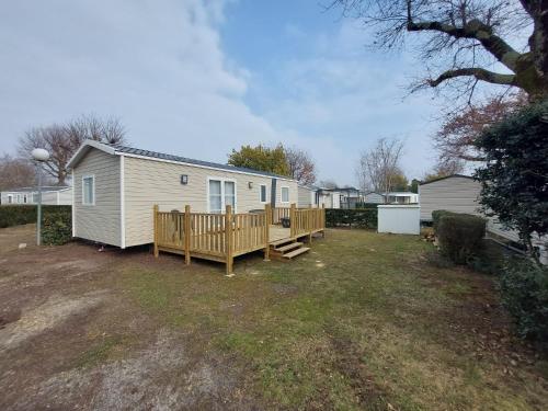 Mobilehome biscarosse lac camping les écureuils reservation du samedi au samedi