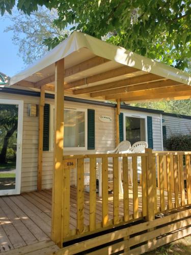 Mobilhome 3 chambres et terrasse