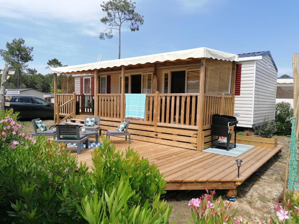 Camping Mobilhome 6-8 pers Cap Ferret Avenue Léon Lesca 33950 Lège-Cap-Ferret