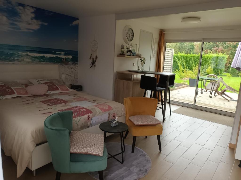 Mobilhome tout confort en camping 4* à 40m de la plage
