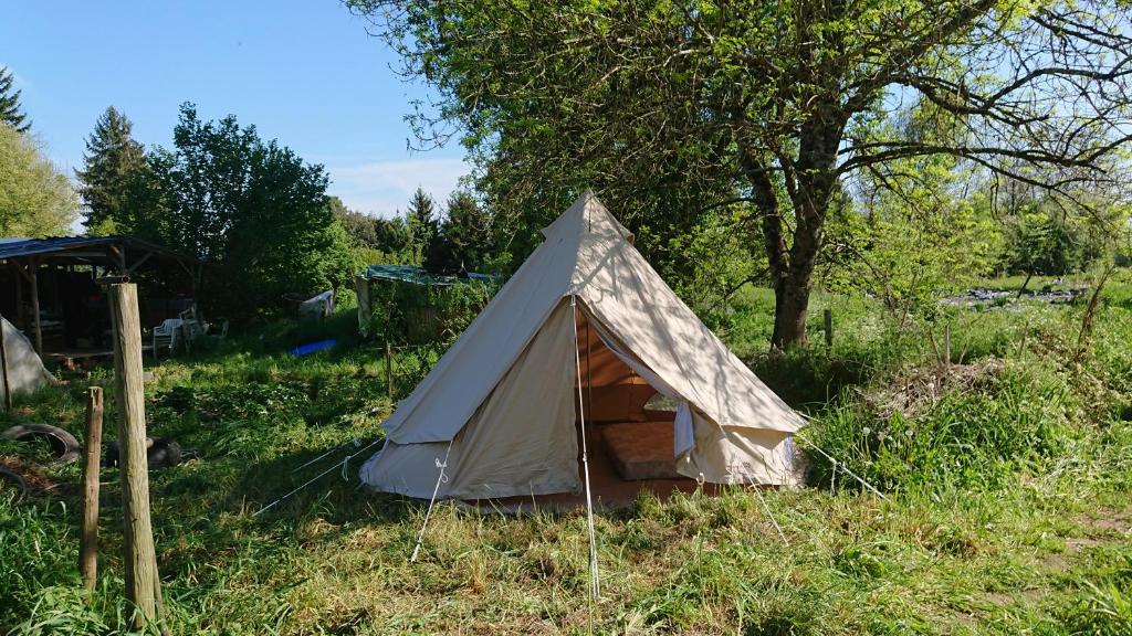 Camping Tente en permaculture pirate 3 route des Galinoux 24100 Creysse