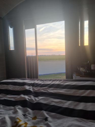 Tiny house avec jacuzzi love roulotte