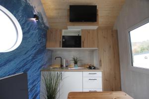Tiny Wave Tiny House auf dem Campingplatz Strandgut