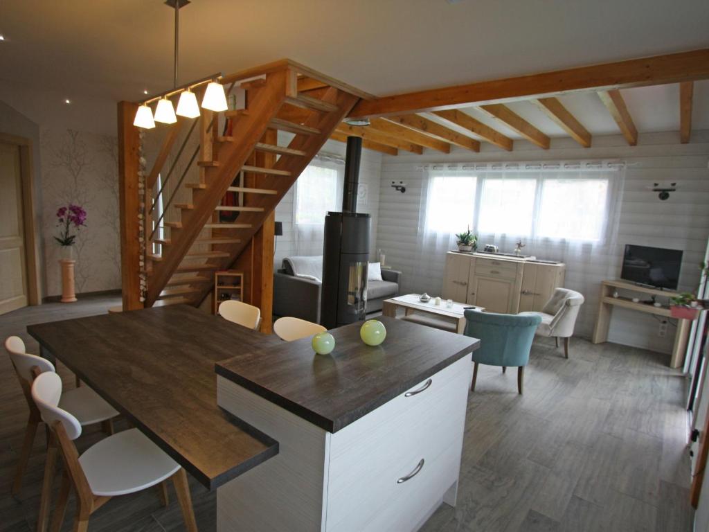 Willerby, baie vitrée, ilot, terrasse profonde 40160 Gastes