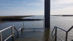 Wohnmobilstellplatz Hemenswarft an der Nordsee - Meerblick