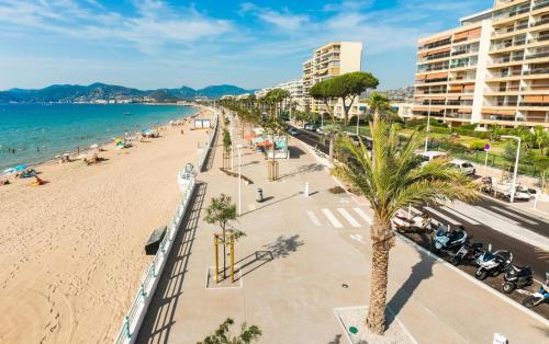 #Cannes Boccacabana Beach, Seafront, in Résid Pierre&Vacances 3 Stars Cannes france