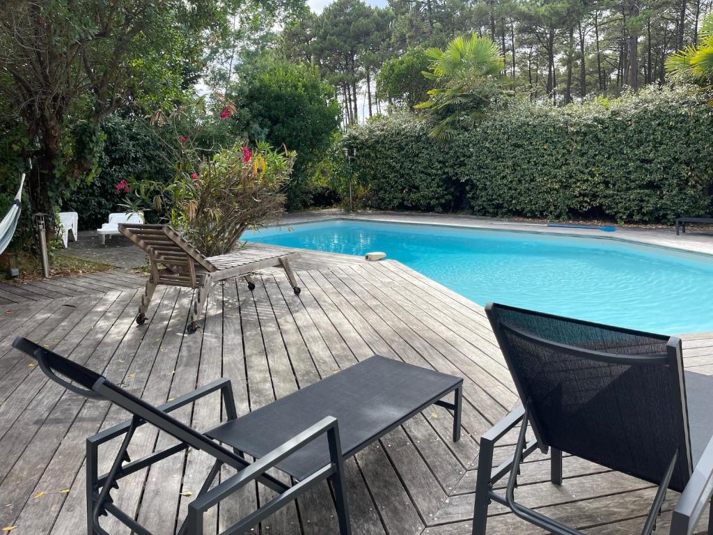 Villa Cap Ferret villa avec Piscine Village de Piraillan ref 141 allée des ramiers, 3, 33950 Lège-Cap-Ferret