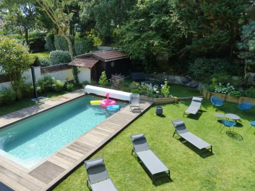 CAPBRETON Villa MALBEC Villa rénovée sur jardin pour 10 personnes Wifi gratuit Capbreton france