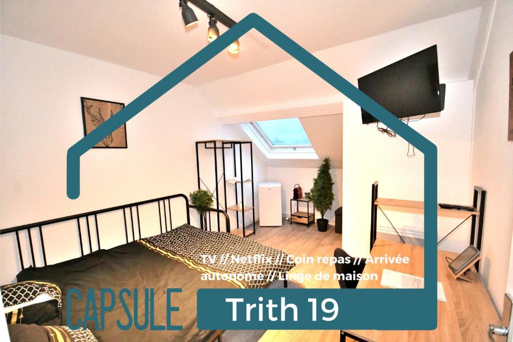 Hôtel Capsule Valenciennes 1 Rue Jules Massenet, 59125 Trith-Saint-Léger