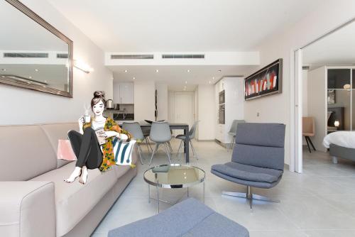 Appartement Carlton area: New 2 beds / 2 baths 6 Avenue Branly Cannes