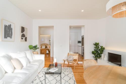 Appartement Casa Boma Lisboa - Elegant & Spacious Apartment - Campo I 201 Rua Saraiva de Carvalho 1st floor - esquerdo Lisbonne