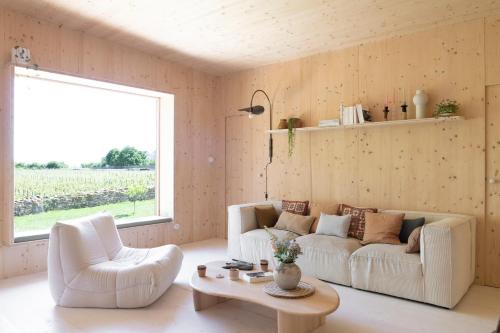 Casa Ladoit - maison d'architecte vue sur vignes Mercurey france