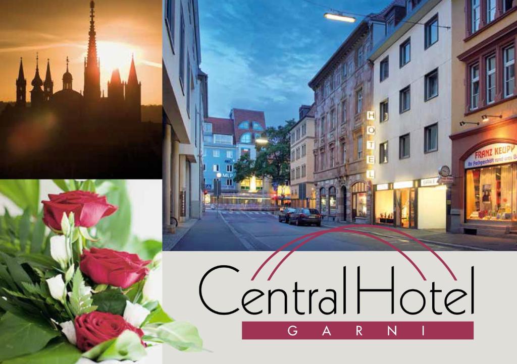 Hôtel Central Hotel Garni Koellikerstraße 1, 97070 Wurtzbourg