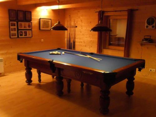 A spacious tastefully furnished chalet with sauna in a traditional French village