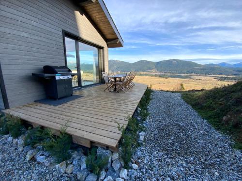 Artik chalet avec vue à 180 degrés et piscine