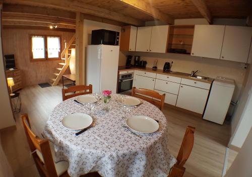 Chalet avec terrasse et vue sur le Mt-Blanc Sallanches france
