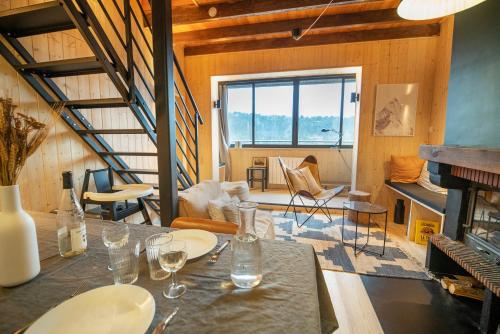 Bel appartement type chalet avec balneo et jardin