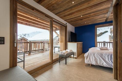 CAPRICORNE - Chalet sur les pistes avec sauna et home cinema
