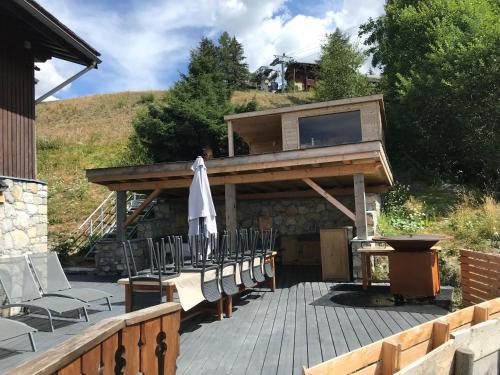 Chalet 20 pers Paradiski la Plagne pied des pistes