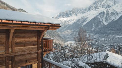 Chalet 3 étoiles pour 4 pers avec vue imprenable sur la vallée de Chamonix