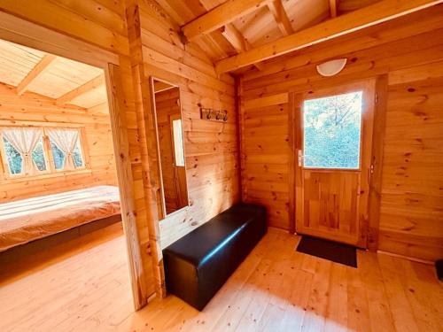 Chalet bois jacuzzi