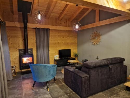 Chalet cosy et moderne vue montagnes