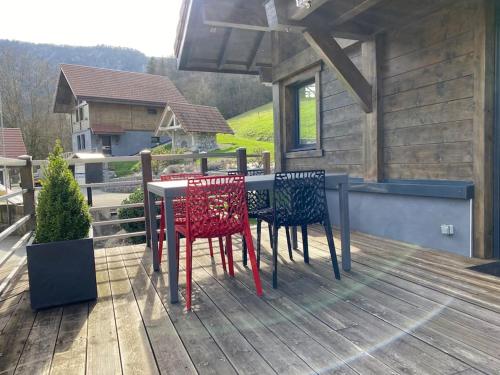 CHALET DUPLEX CHARMANT ENTRE LAC ET MONTAGNES