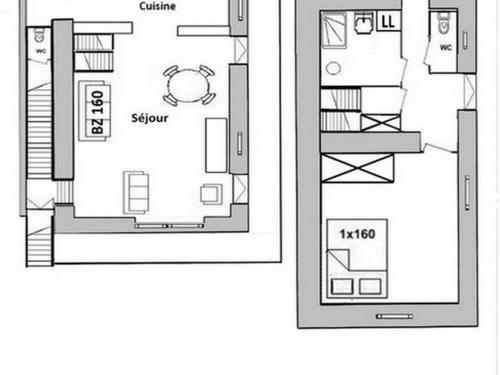Chalet Hauteluce, 3 pièces, 8 personnes - FR-1-594-63