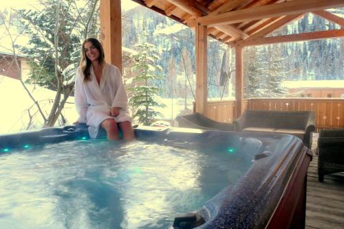 Chalet in Tignes with hot tub