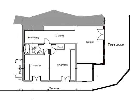 Chalet Le Doux Si, Large Self-Contained Apartment, 2km from Doucy-Combelouvière and close to Valmorel