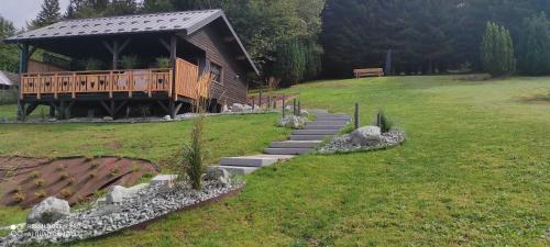 Chalet neuf avec jacuzzi privé, vue imprenable sur Massif des Vosges