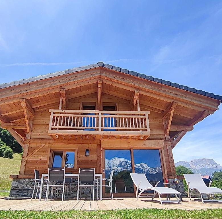 Chalet Chalet neuf vue panoramique sur le MONT-BLANC 411 Route de Bourgeois 74920 Combloux