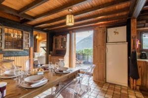Chalet Terrace And Mountain View