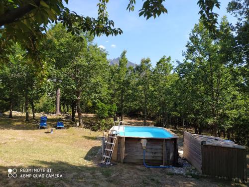 Chalet de Caralba Piscine Ghisoni france