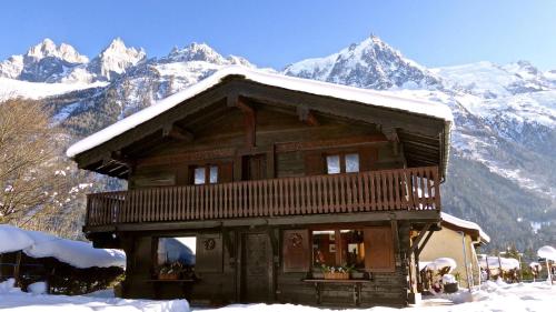 Chalet de Florence Vue MontBlanc Chamonix-Mont-Blanc france