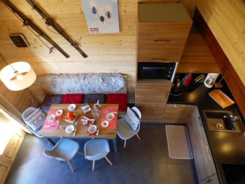Demi Chalet duplex La Pierra Menta Les Saisies 6 pers 3 chambres