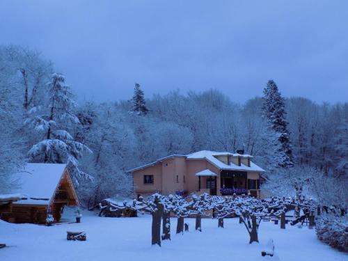 Chalet en rondins de bois, Pyrenees Emotions Malvézie france