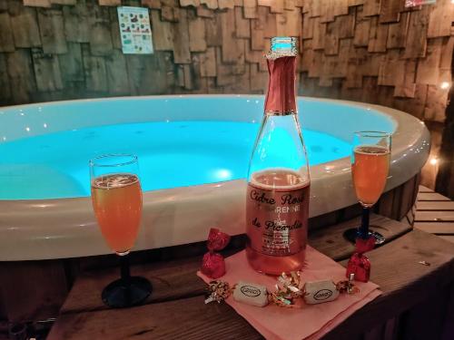 Gîte avec spa et sauna Aux champs des Amours