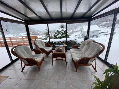 Chalet individuel - Proche stations de Ski & vue sur les montagnes La Bresse france