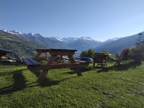 La Plagne Chalet cosy calme proche valée