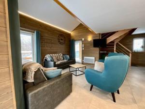 Le Balcon des Goutteridos, chalet grand standing avec vue panoramique lac