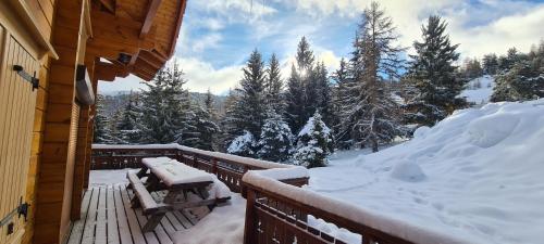 LOCABED CHALET LE GRAND LOUP PROCHE PISTES ET ODYCEA