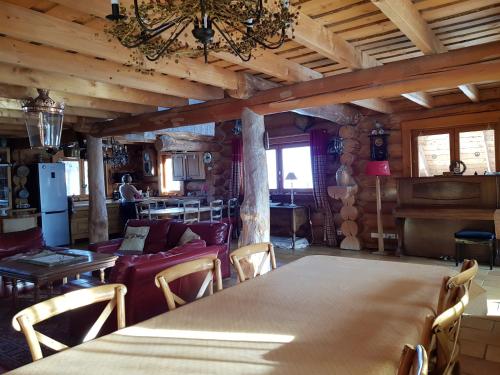 Magnifique chalet en rondins avec sauna - Vercors