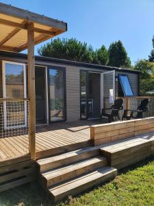 Chalet MOBIL-HOME OHARA 2020 emplacement 762 368 Chemin des Roseaux 40600 Biscarrosse Aquitaine