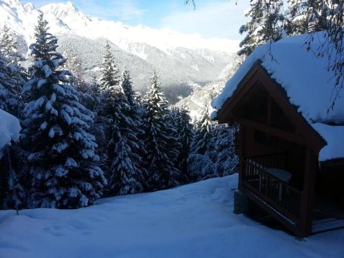 Mountain Chalet in Oz en Oisans with Lovely Views over Lake
