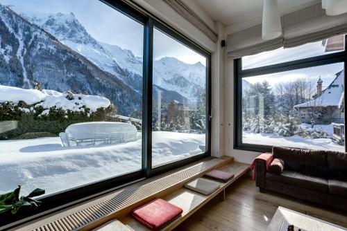 Chalet Safari. Face au Mont-Blanc. Chamonix-Mont-Blanc france