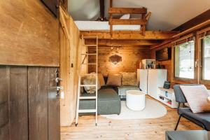 Small individual chalet in the middle of nature