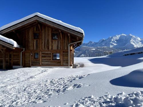 Chalet Vue Mont-Blanc imprenable Combloux france