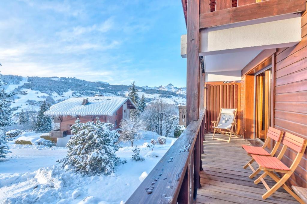 Chalet Wonderful appartement in a chalet with balcony - Megève - Welkeys 245 Chemin des Bridans 74120 Megève