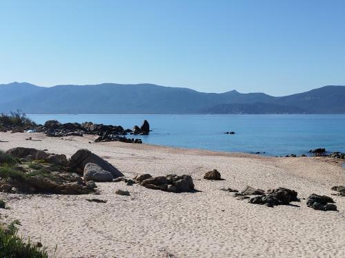 chalets bois 150m de la plage Olmeto france